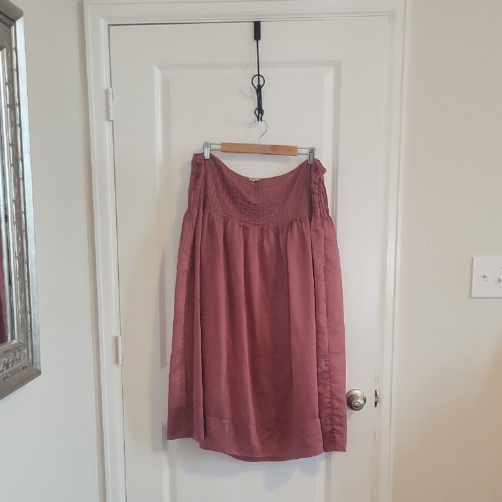 Chic Mauve A-Line Skirt